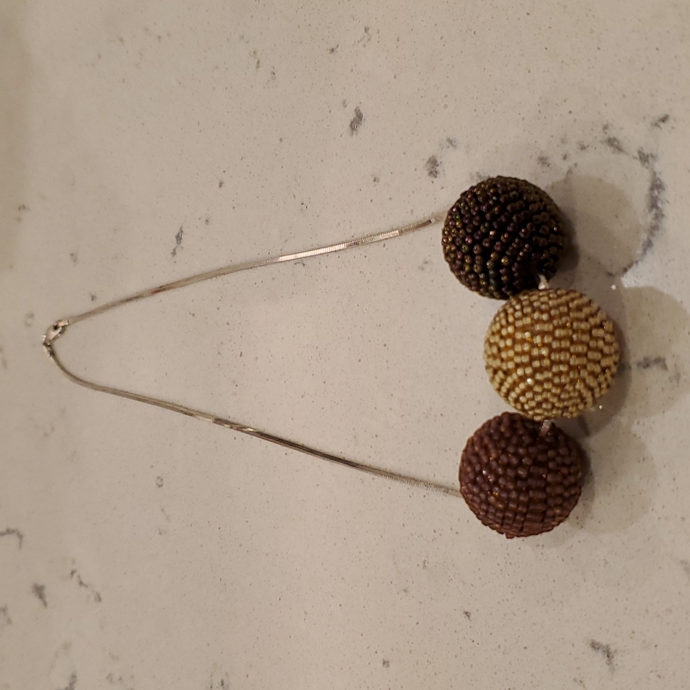 3 Tone Beaded Necklace